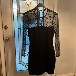 Black cocktail dress